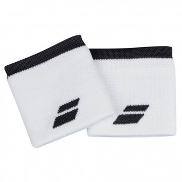 Babolat Logo Wristband 2x White / Black